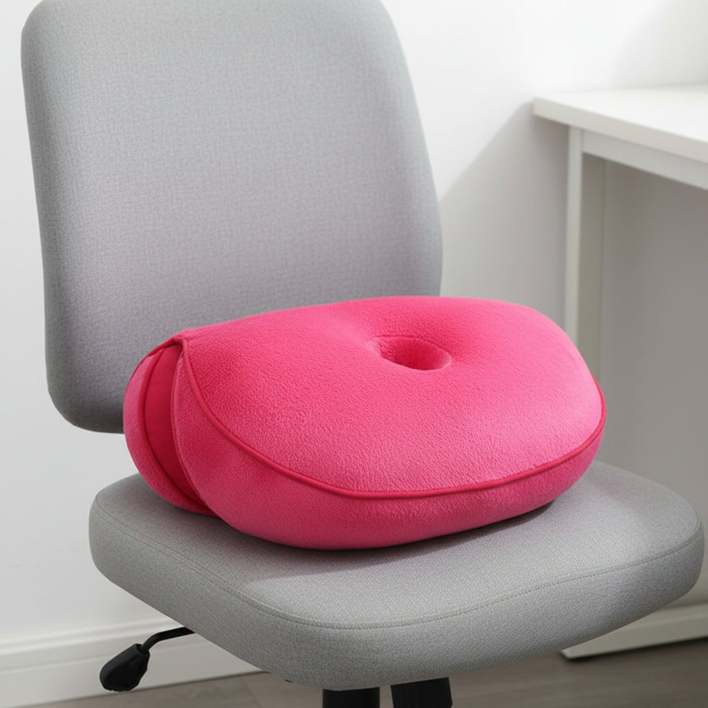 Orthopaedic Seat Cushion, Coccyx Cushion with Tailbone Cutout, Office Chair Cushion for Car Seat and Wheelchair
