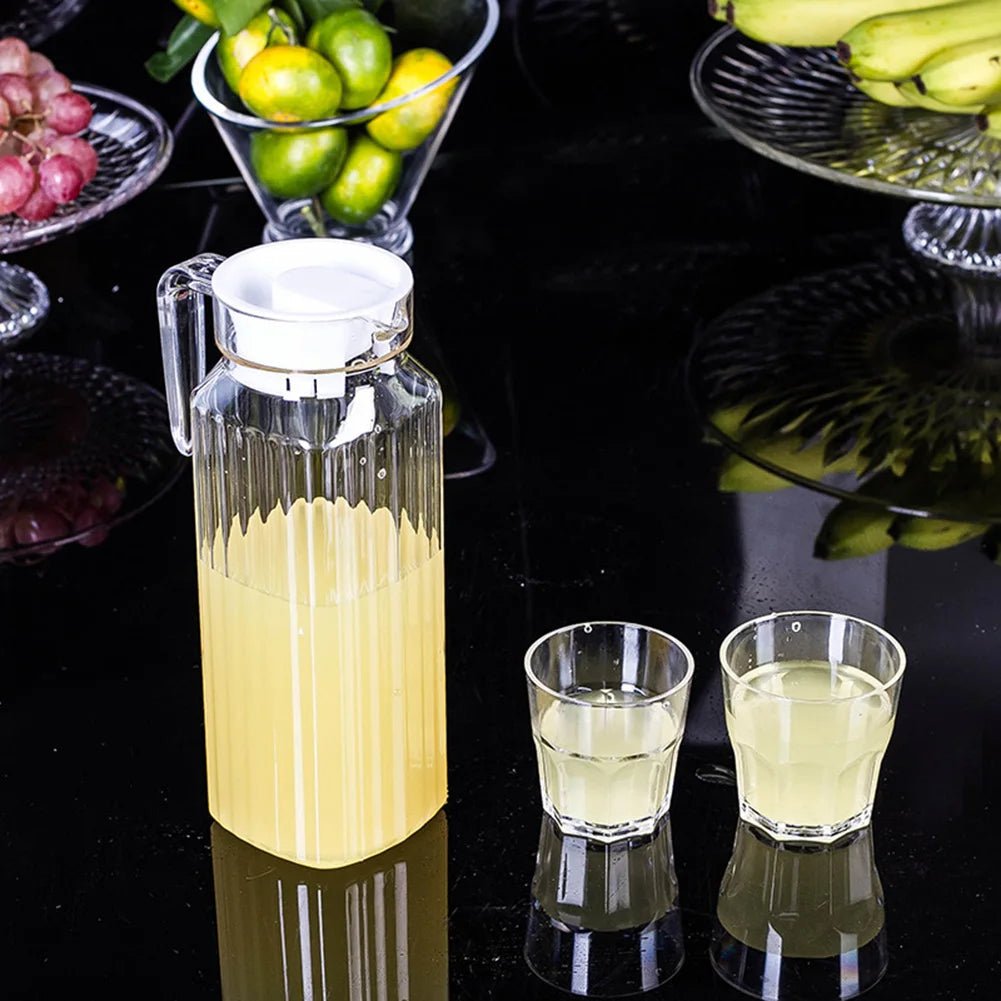 Water Jug 1.1 L, Plastic Jug with Ergonomic Handle, Juice Jug for Iced Tea and Flavoured Drinks_01