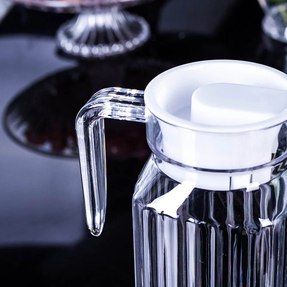 Water Jug 1.1 L, Plastic Jug with Ergonomic Handle, Juice Jug for Iced Tea and Flavoured Drinks_02