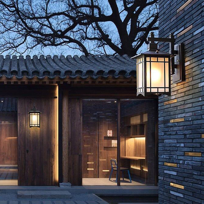 PavilionGlow | Stylish Modern Aluminum Outdoor Wall Sconce Light 8