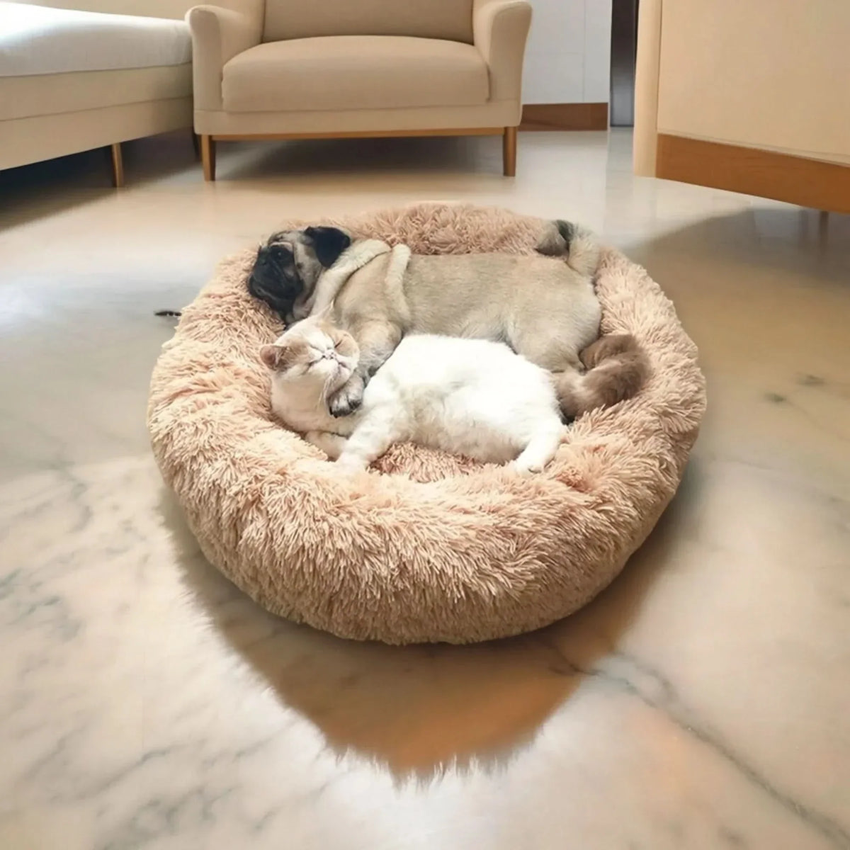 Large Dog Beds, Calming Dog Sofa Bed for Small to Large Dogs