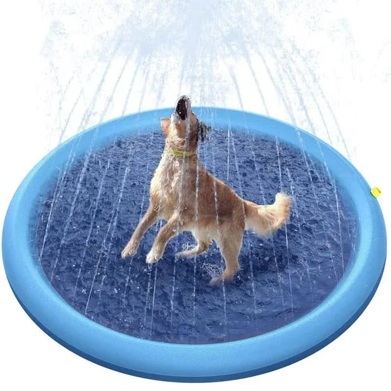 Pawfey | Interactive Dog Water Mat with Built-In Sprinkler for Summer Fun 9