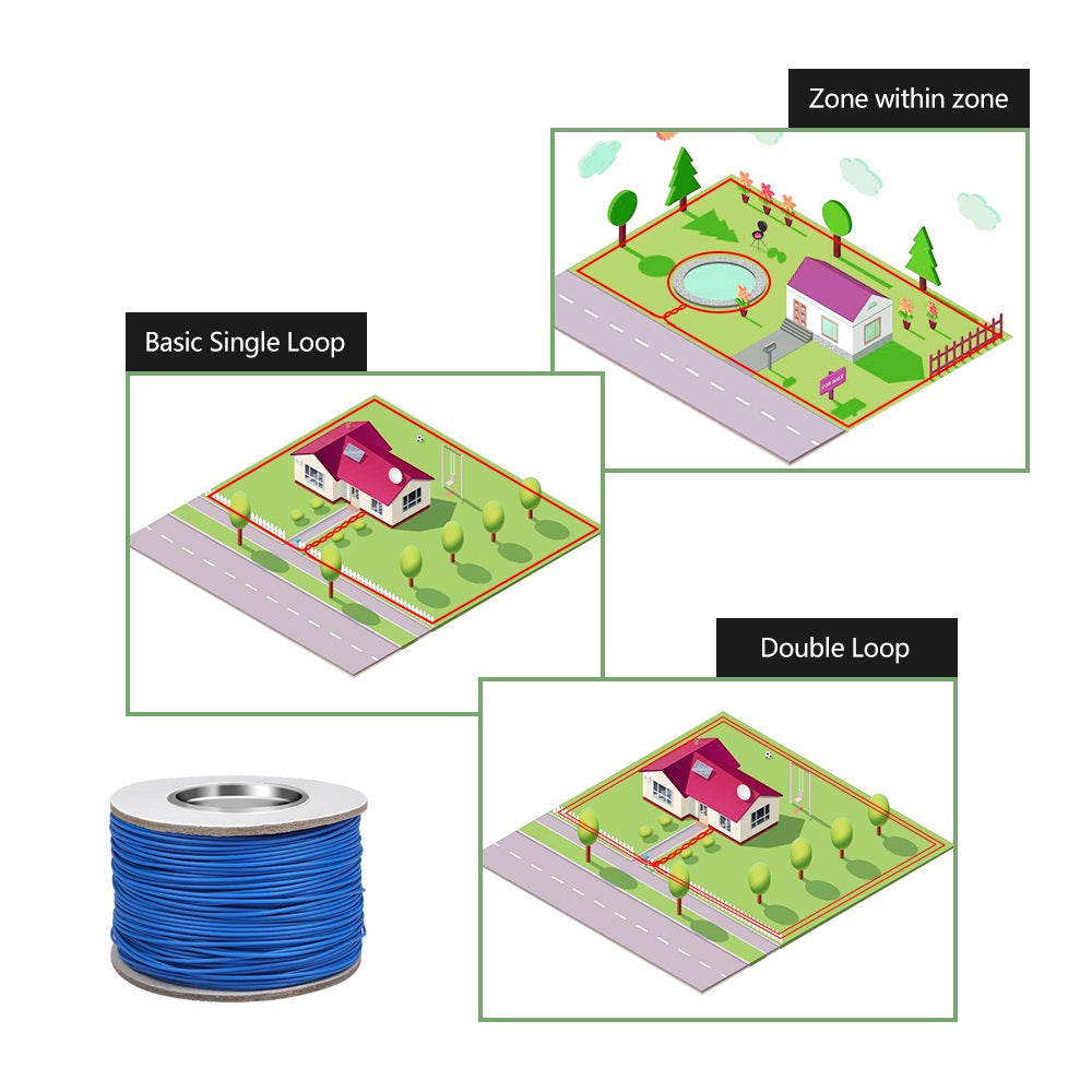 Pawfey | Wireless Dog Fence System with Adjustable Boundary | Weatherproof Collar for Safe Outdoor Roaming 4