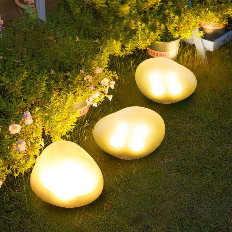 PebbleGlow | Elegant Solar LED Outdoor Garden Light Fixture 4