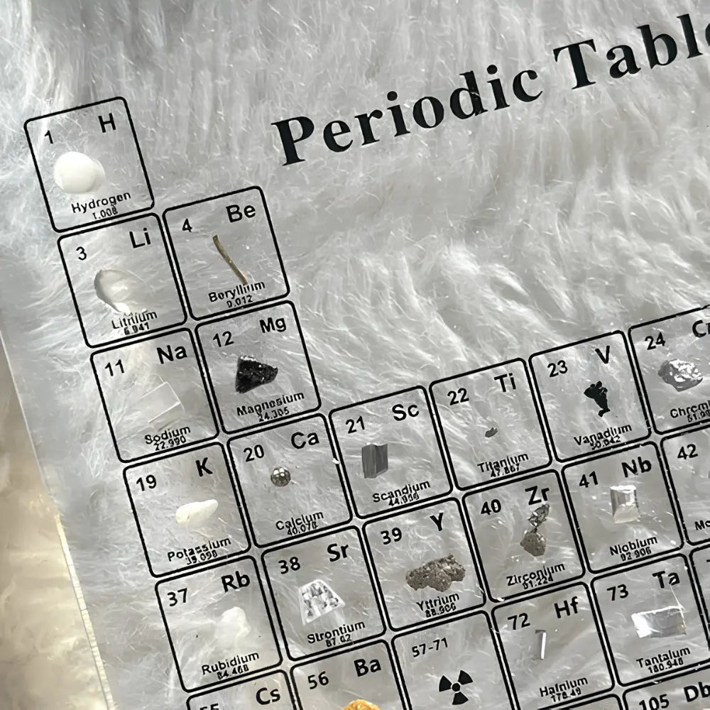 Periodic Table Display | 83 Real Element Samples in Acrylic with Integrated LED Lighting | Educational Tool for Science Enthusiasts 3