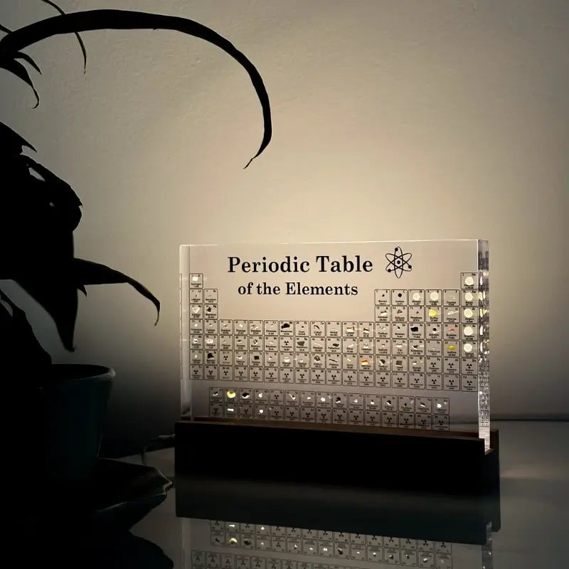 Periodic Table Display | 83 Real Element Samples in Acrylic with Integrated LED Lighting | Educational Tool for Science Enthusiasts 5
