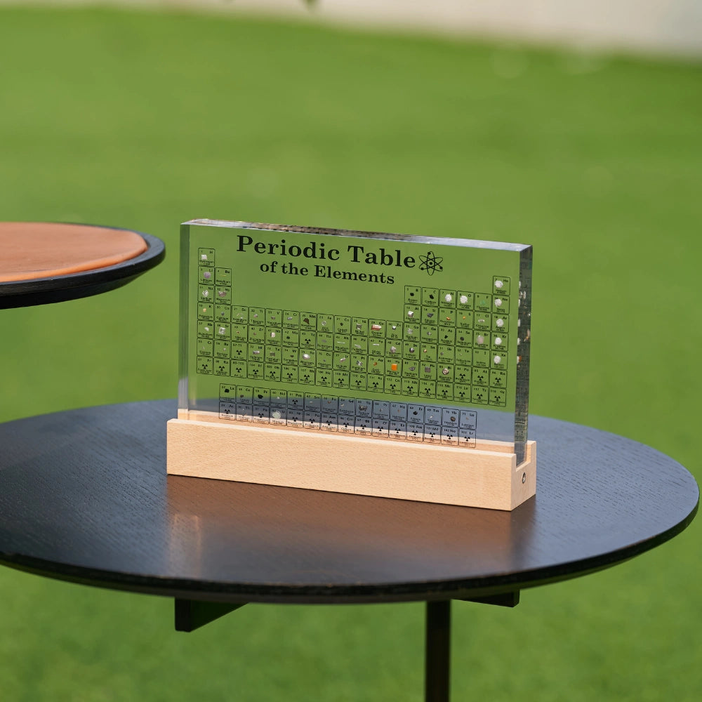 Periodic Table Display | 83 Real Element Samples in Acrylic with Integrated LED Lighting | Educational Tool for Science Enthusiasts 6