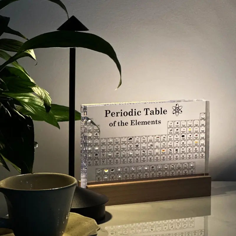 Periodic Table Display | 83 Real Element Samples in Acrylic with Integrated LED Lighting | Educational Tool for Science Enthusiasts 7
