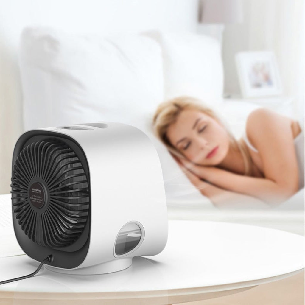 Personal Air Conditioner | Portable USB Mini Fan with Humidifying Mist | Compact Cooling Solution for Personal Comfort