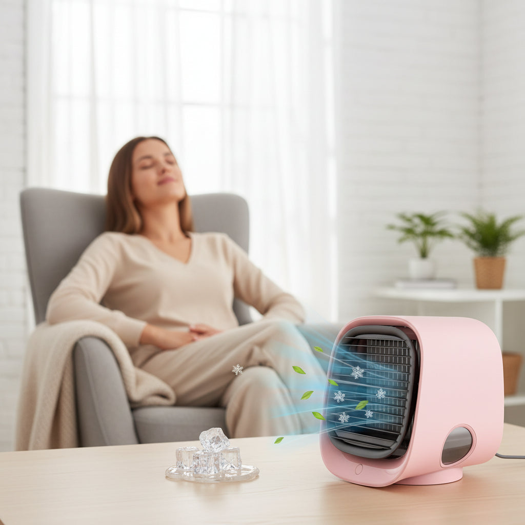 Personal Air Conditioner | Portable USB Mini Fan with Humidifying Mist | Compact Cooling Solution for Personal Comfort 6