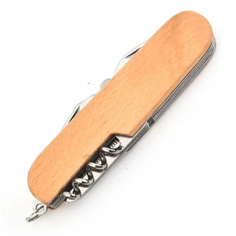 Corkscrew with Knife, Waiters Friend Corkscrew, Wooden Wine Bottle Opener, Personalised Gift, Anniversary Gift_07