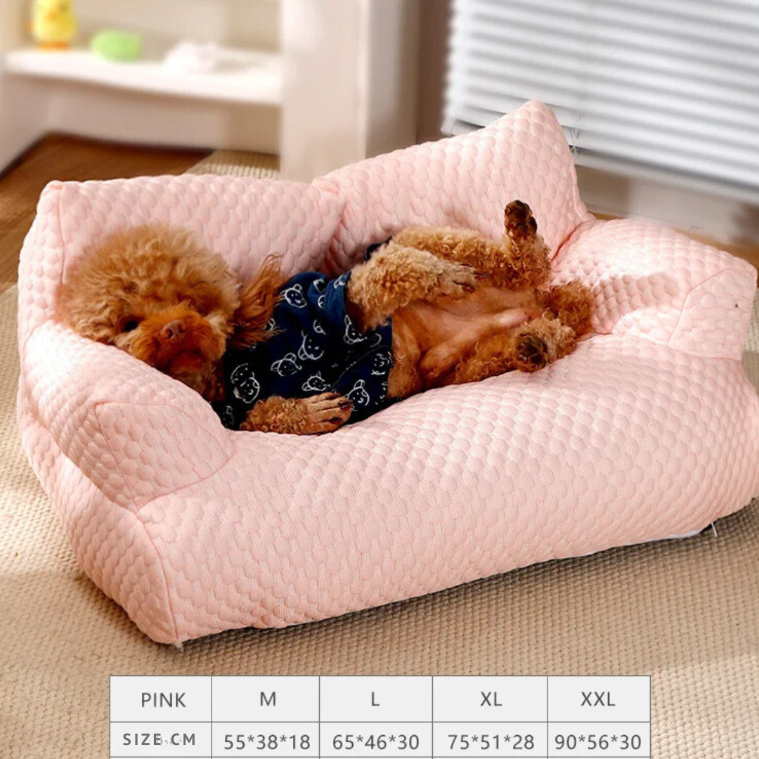PetChill | Dog Couch with Cooling Fabric & Breathable Design | Comfortable Retreat for Hot Days 6
