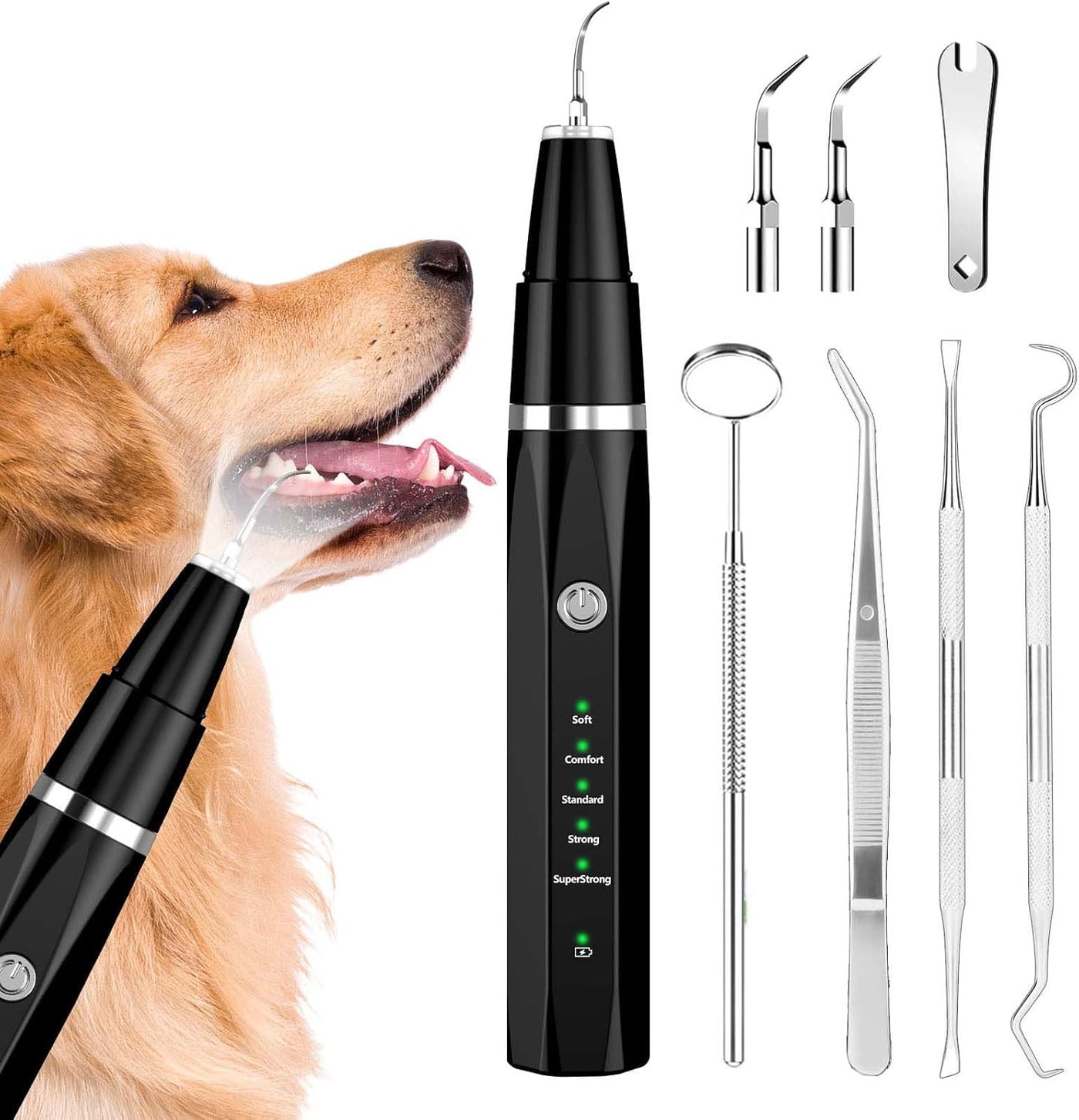 Pet Care Essentials | Ultrasonic Dog Tooth Cleaner for Quick & Gentle Oral Care 0