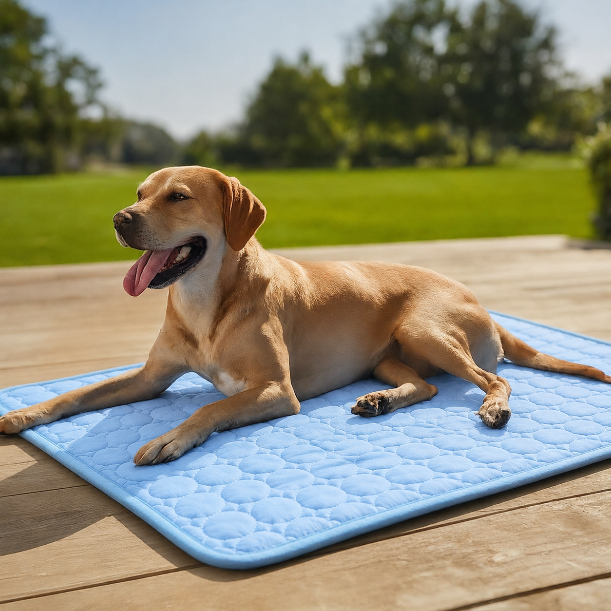Pet Comfort | Cooling Dog Mat with Pressure-Activated Gel for Summer Relief
