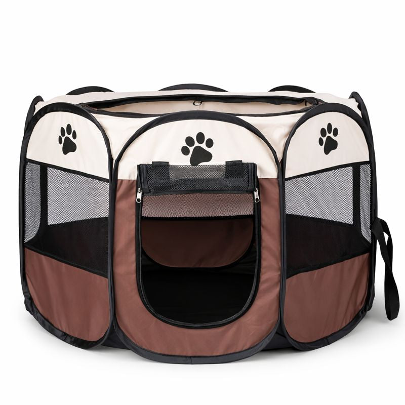 Pet Haven | Portable Dog Playpen with Breathable Mesh Panels | Secure Indoor and Outdoor Enclosure for Pets 4