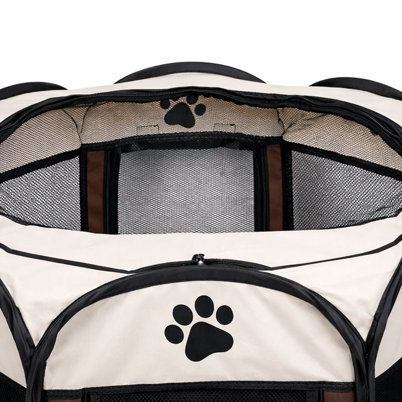 Pet Haven | Portable Dog Playpen with Breathable Mesh Panels | Secure Indoor and Outdoor Enclosure for Pets 5