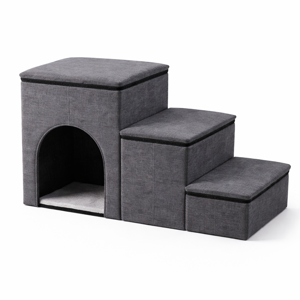 Pet Steps Collection | Dog Stairs for Bed with Foldable Eco-Friendly Design | Easy Access for Pets 10