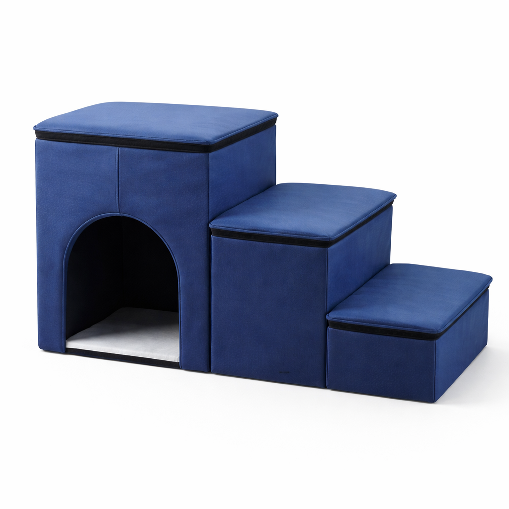 Pet Steps Collection | Dog Stairs for Bed with Foldable Eco-Friendly Design | Easy Access for Pets 9