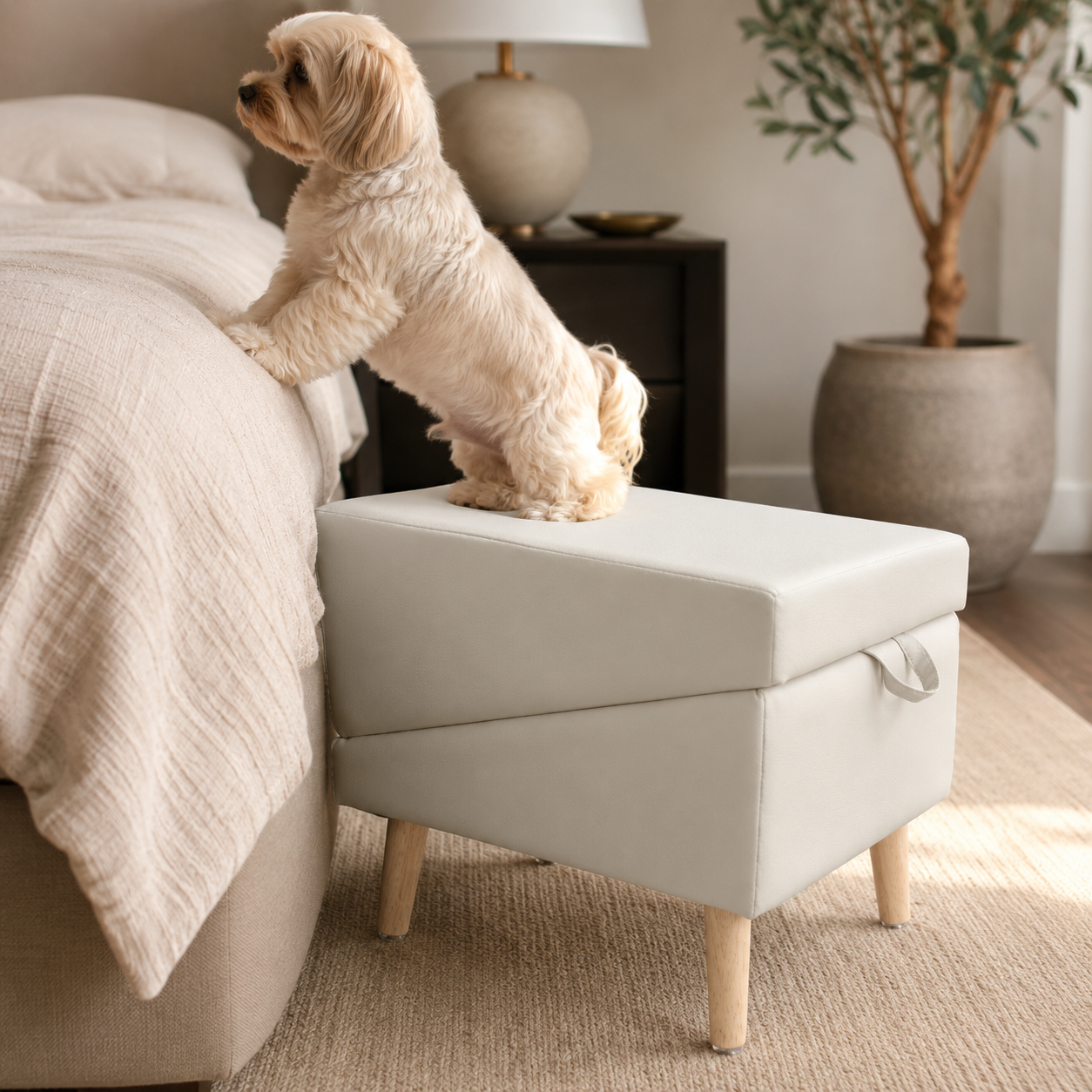 Pet Steps | 2-in-1 Dog Ramp & Stairs with Non-Slip Surface | Foldable Design for Easy Access 4
