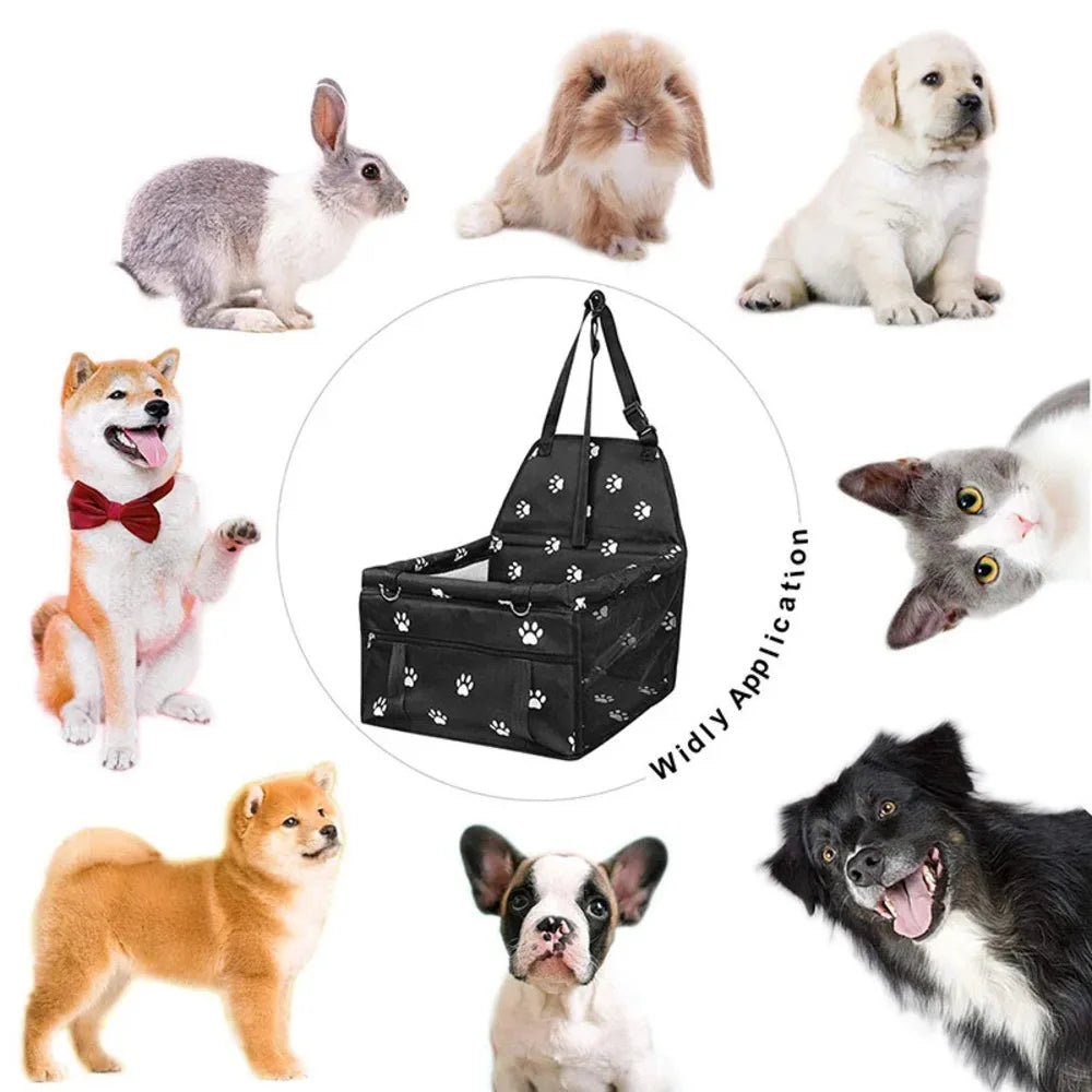 Pet Travel Companion | Dog Travel Bag with Secure Car Seat & Waterproof Design | Collapsible for Easy Storage 3