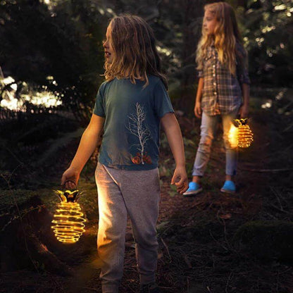 PineappleGlow | Charming Solar LED Hanging Lantern for Outdoor Spaces 5