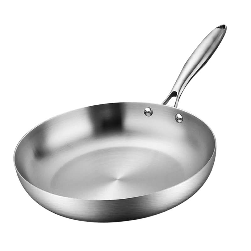 Stainless Steel Pan, Uncoated Frying Pan for Induction Hob and Gas, Induction Pan 22 cm, 26 cm, 28 cm_04