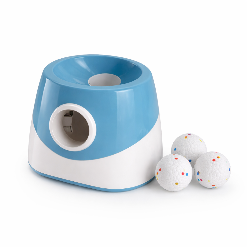 Playtime Buddy | Electronic Ball Launcher for Dogs with Adjustable Distance | Engaging Fetch Toy for Active Pets 2