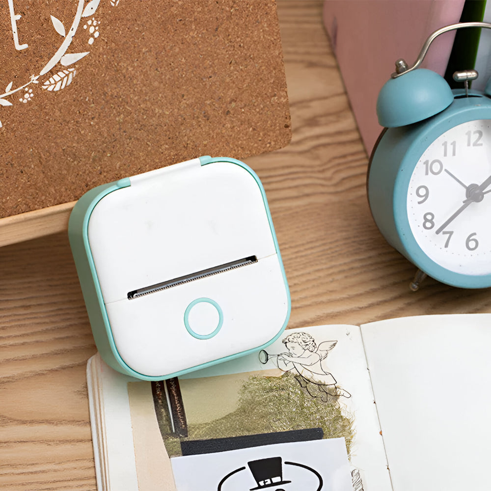 Pocket Printer | Mini Thermal Printer with Bluetooth Connectivity | Compact Design for On-the-Go Printing 0