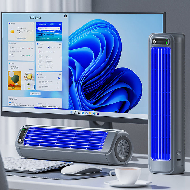 Portable AC Unit | Cordless Rechargeable Mini Air Conditioner with Rapid Cooling | Compact Design for Ultimate Comfort 1