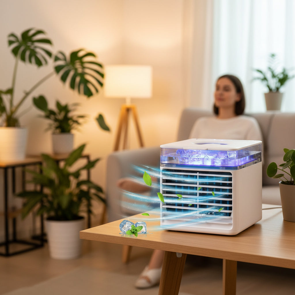 Portable Air Conditioner | Energy Efficient Cooling Unit with Water Tank | Compact Solution for Personal Comfort