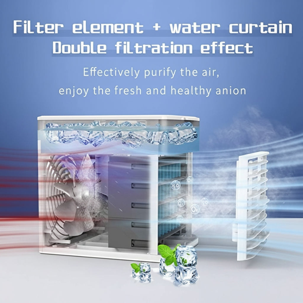 Portable Air Conditioner | Energy Efficient Cooling Unit with Water Tank | Compact Solution for Personal Comfort