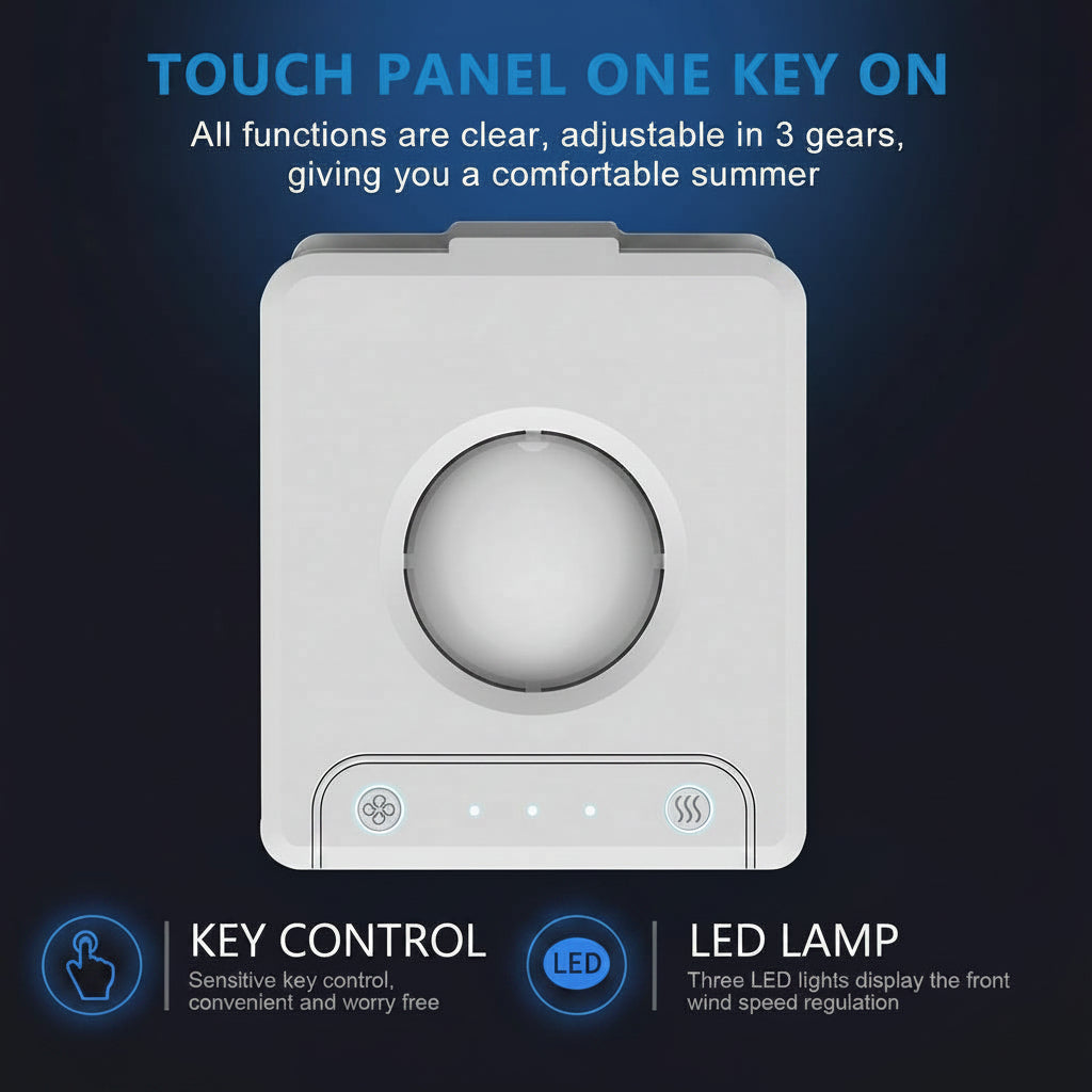 Portable Air Conditioner | Energy Efficient Cooling Unit with Water Tank | Compact Solution for Personal Comfort 2