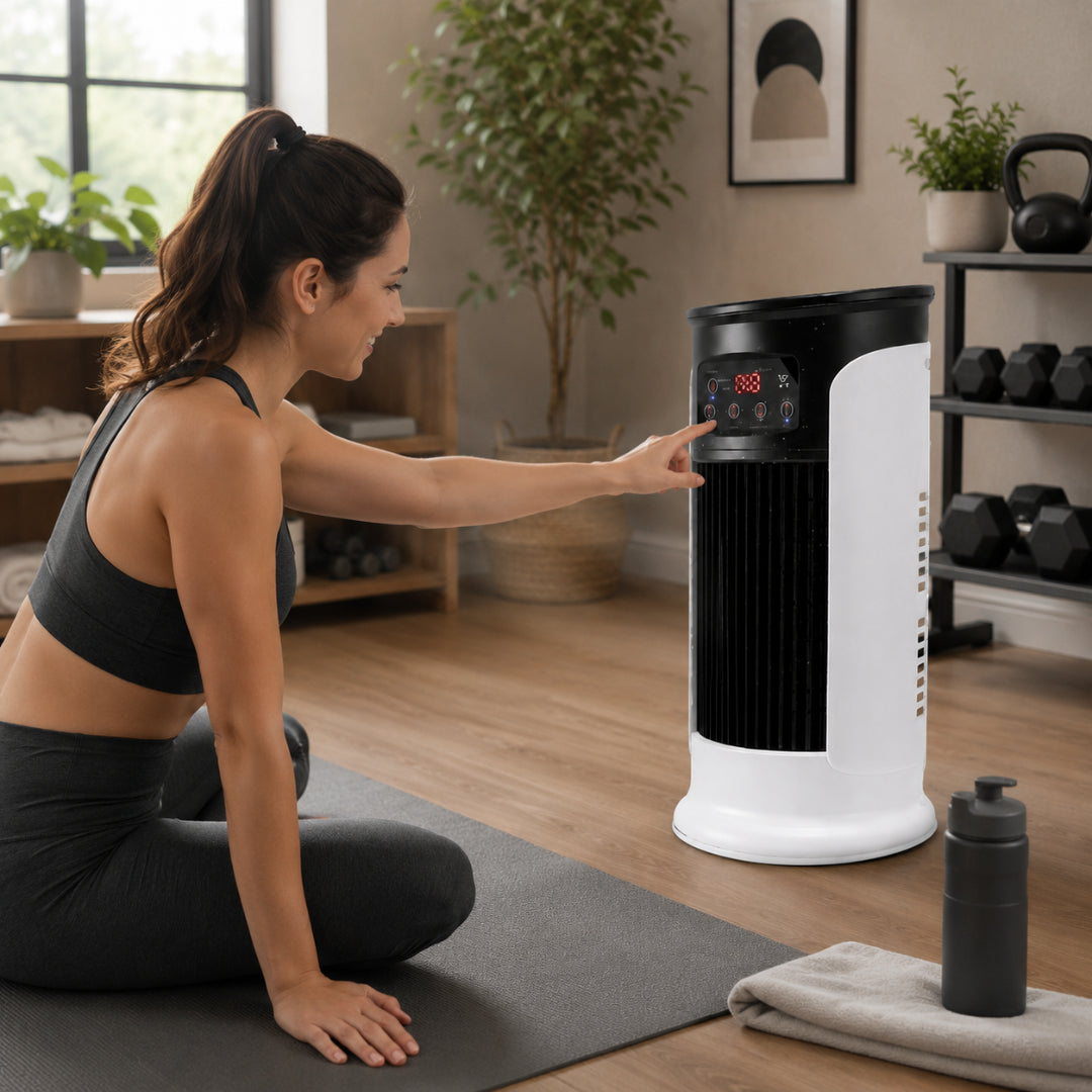 Portable Air Conditioner | Tower Evaporative Cooler with Windowless Design | Ideal for Indoor Cooling 3