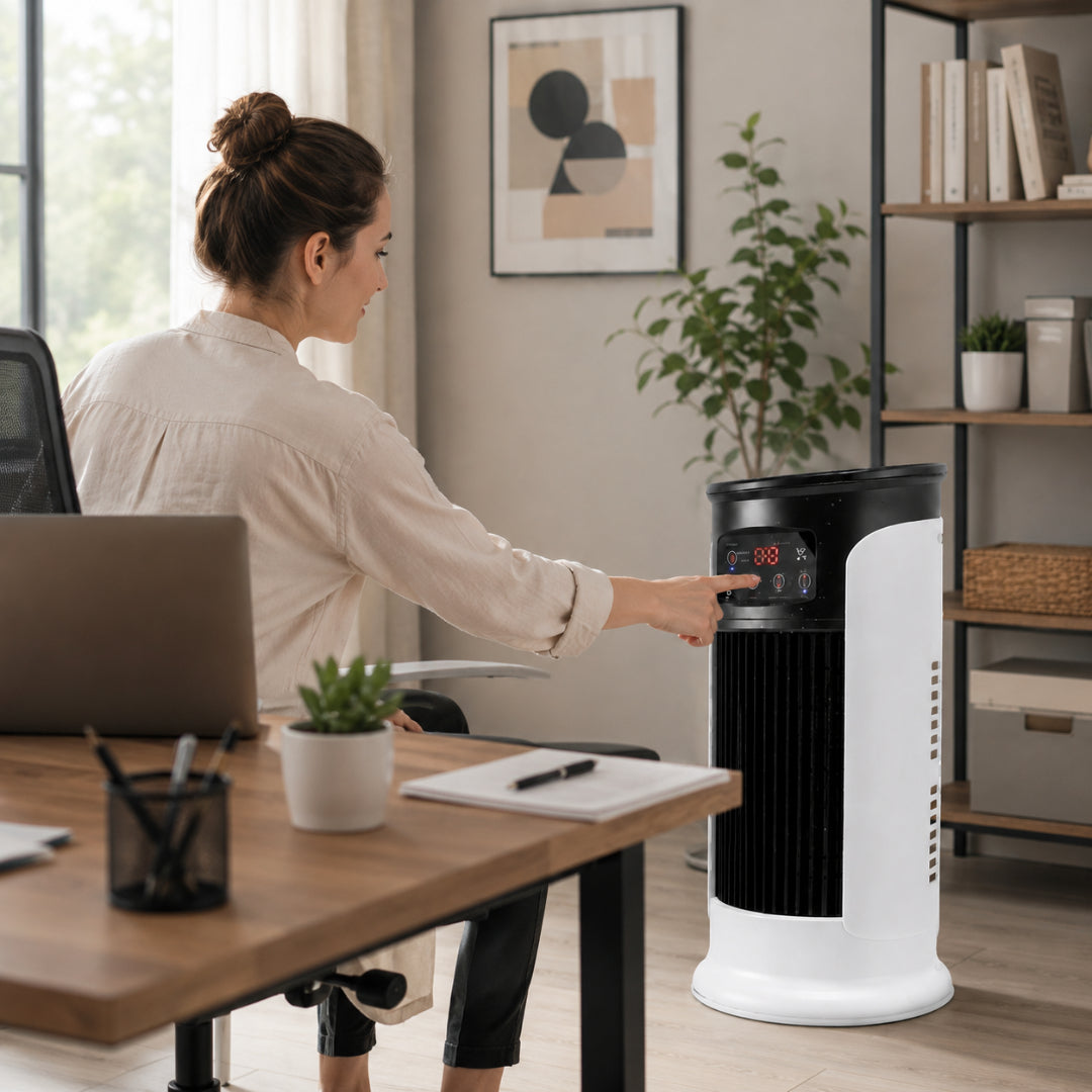 Portable Air Conditioner | Tower Evaporative Cooler with Windowless Design | Ideal for Indoor Cooling 4