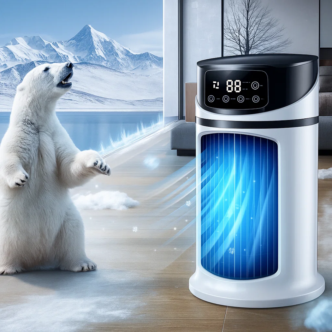 Portable Air Cooler | Evaporative Cooler with Rapid Cooling Technology | USB Powered Humidifier for Instant Comfort 3