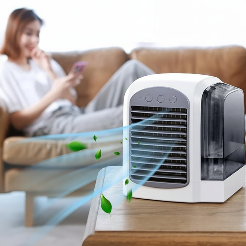 Portable Air Cooler | Evaporative Cooling Fan with Digital Display | Compact Design for Personal Comfort
