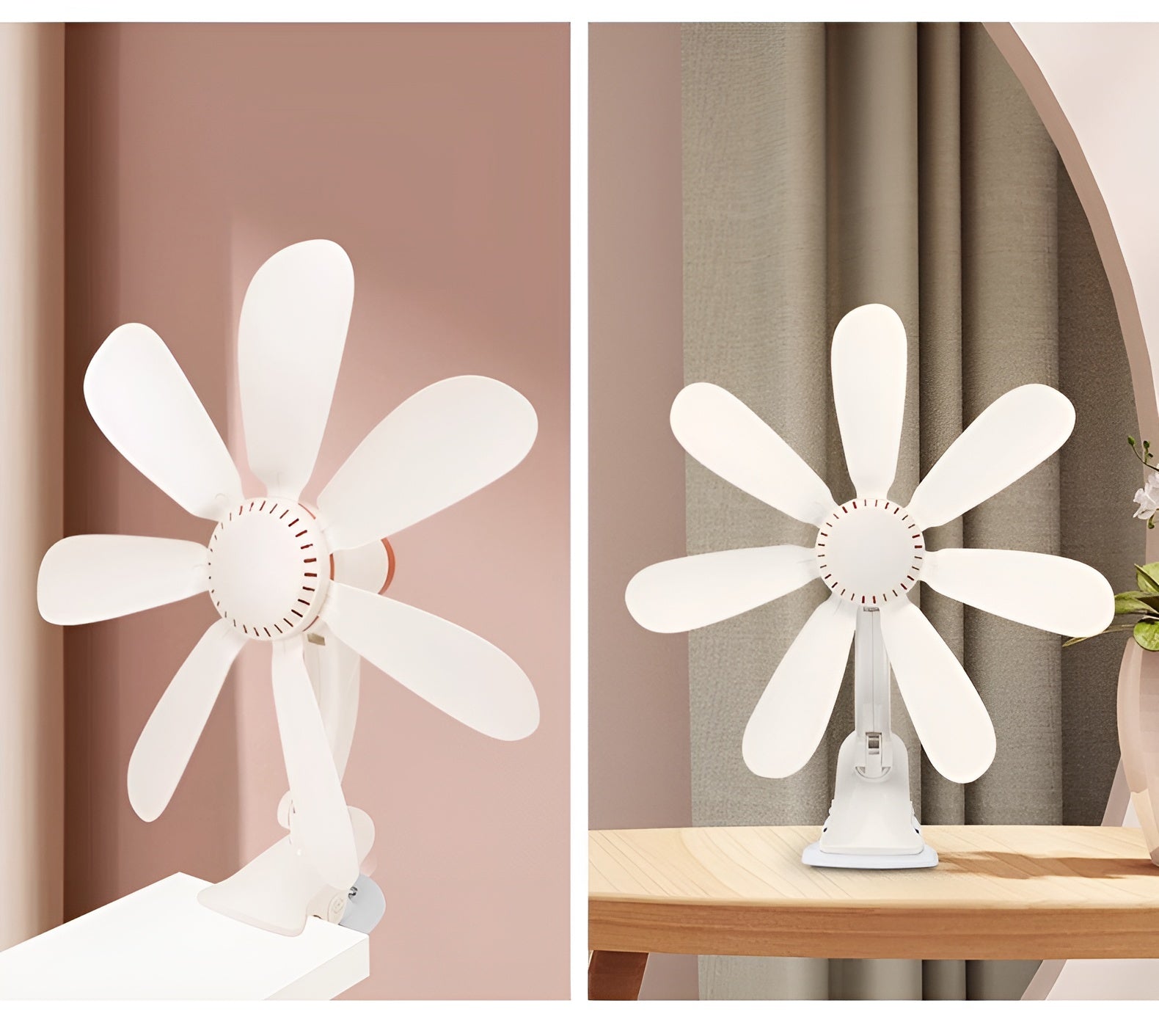 Portable Cooling Solutions | Small Desk Fan with Whisper-Quiet Operation | Clip-On Design for Personal Comfort 5