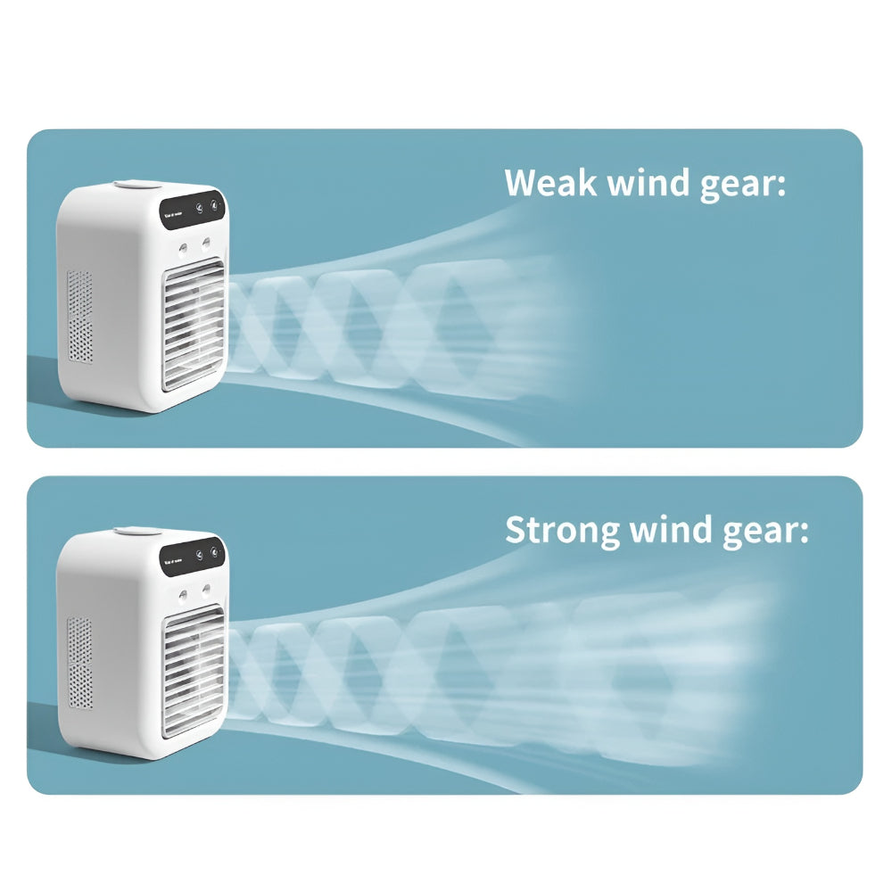 Portable Desktop Air Conditioner Fan with Humidifier Function | Compact Cooling Solution for Personal Comfort 4