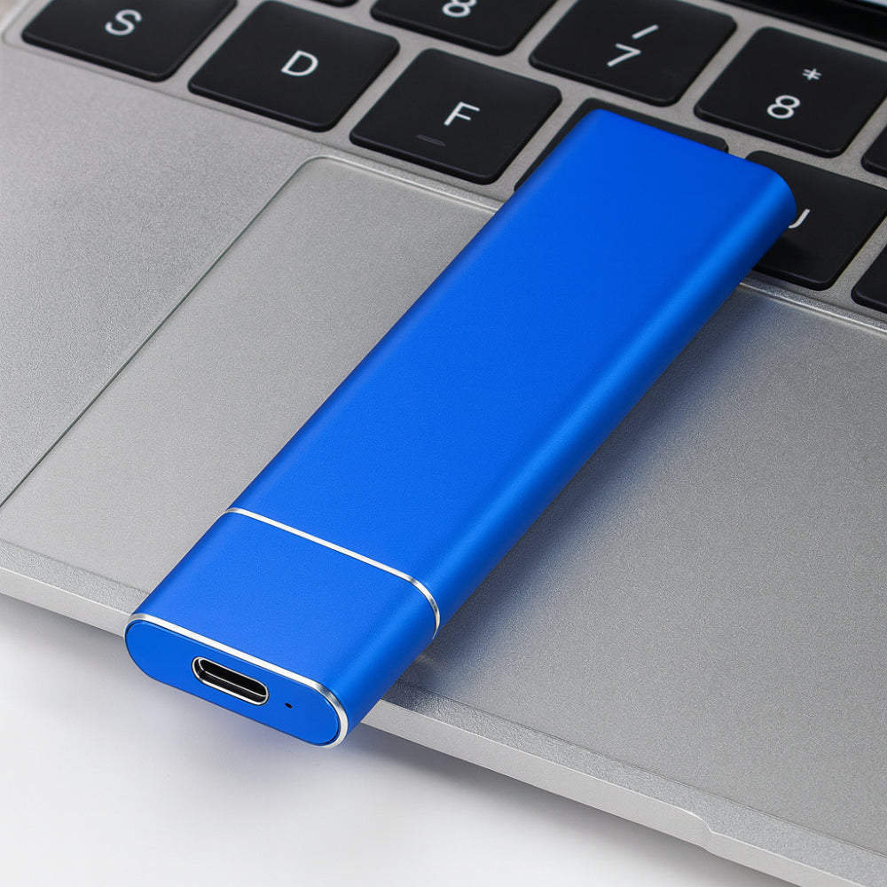 Portable External Hard Drive | 500GB Aluminum Slim Design with High-Speed USB Connectivity | Compact Storage for Travel and Work 2