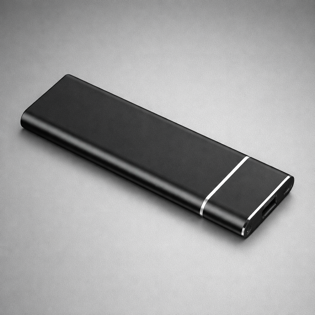 Portable External Hard Drive | 500GB USB-C Storage with Ultra-Thin Design | Lightweight File Backup Solution 0