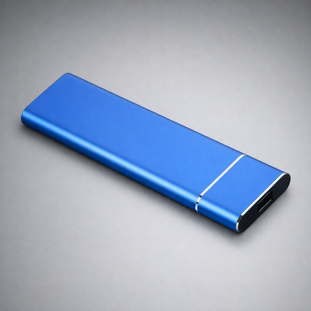 Portable External Hard Drive | 500GB USB-C Storage with Ultra-Thin Design | Lightweight File Backup Solution 1