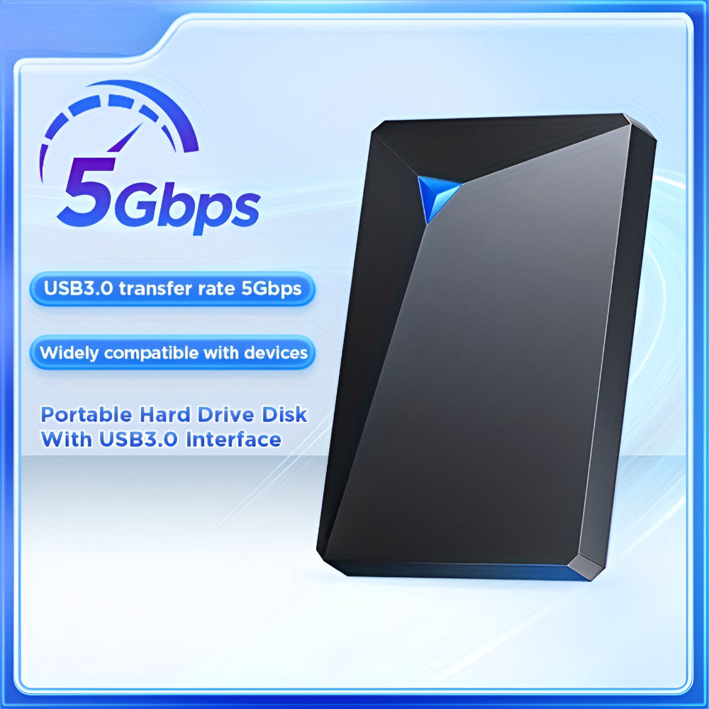 Portable External Hard Drive | Slim Design with USB 3.0 for Fast Data Transfer 2