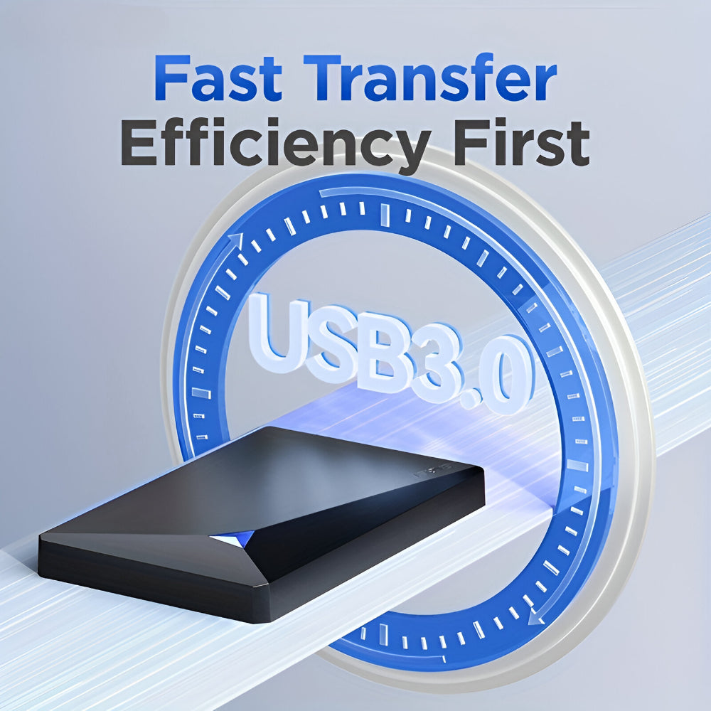 Portable External Hard Drive | Slim Design with USB 3.0 for Fast Data Transfer 8