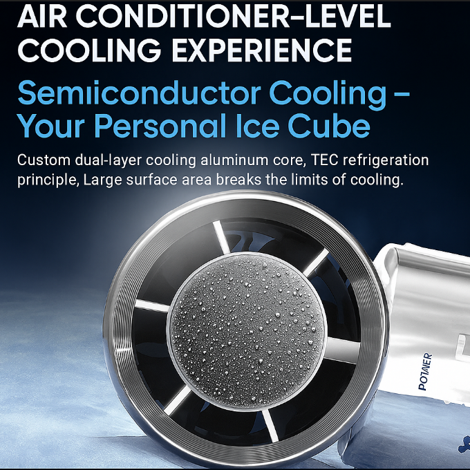 Portable Fan | Handheld Battery Powered Fan with 100 Speed Settings | Personal Cooling Device for On-the-Go Comfort 2
