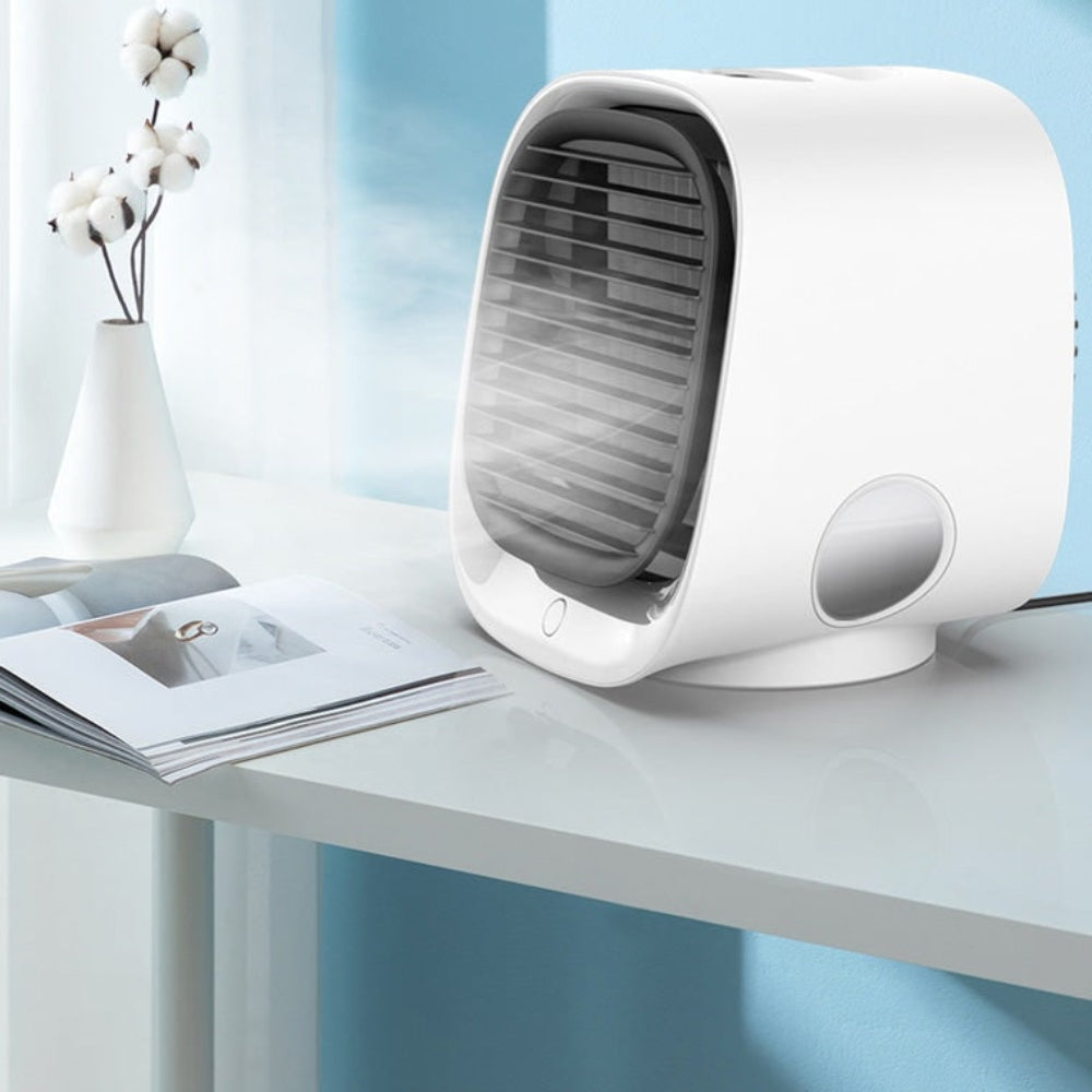 Portable Fan | Mini Air Conditioner with Adjustable Mist for Personal Comfort