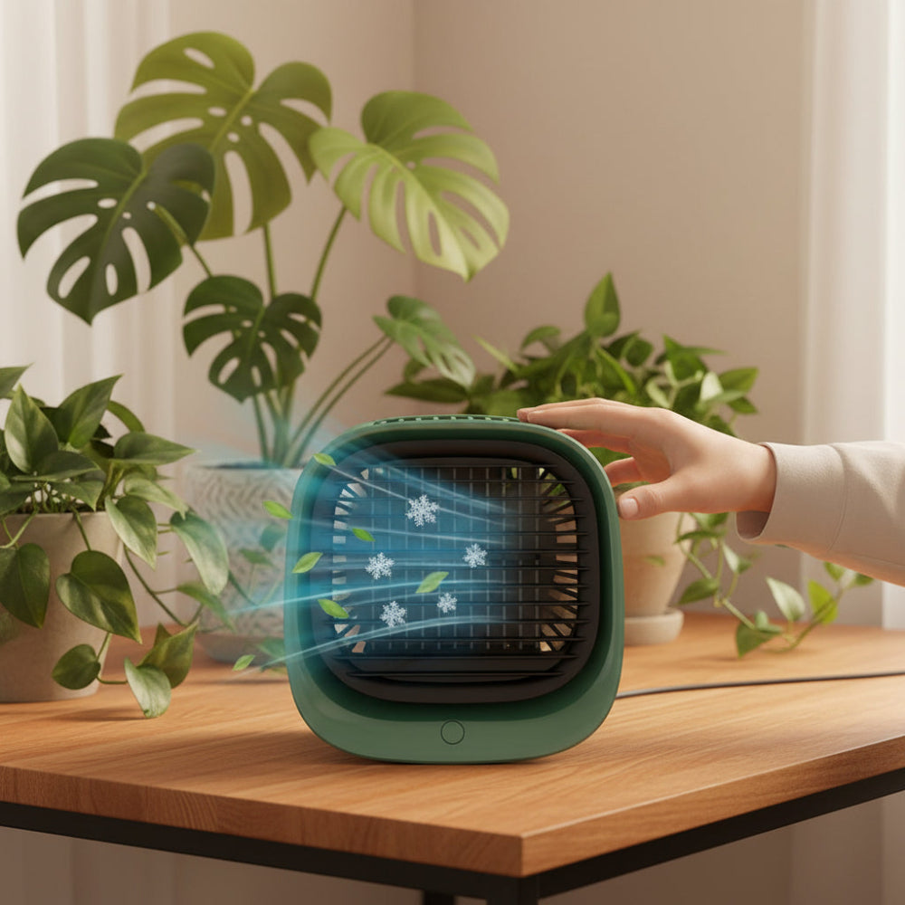 Portable Fan | Mini Air Conditioner with Adjustable Mist for Personal Comfort 3