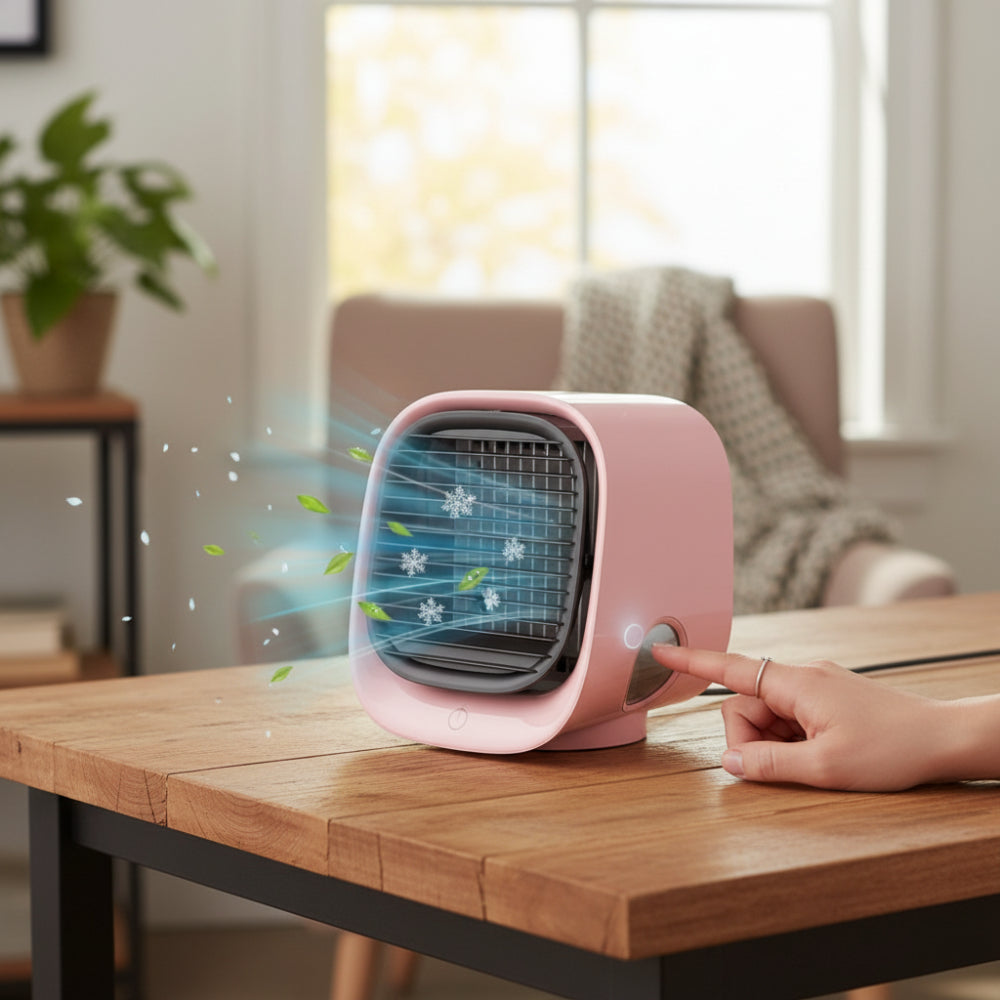 Portable Fan | Mini Air Conditioner with Adjustable Mist for Personal Comfort 4