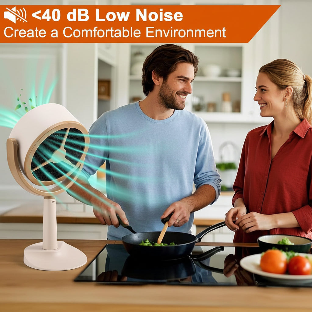Portable Kitchen Exhaust Fan | Rechargeable Range Hood with Adjustable Airflow | Compact Design for Cleaner Cooking 3