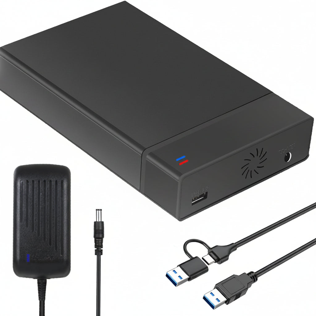 Portable SSD Enclosure | External Hard Drive with USB 3.0 for Fast Backup