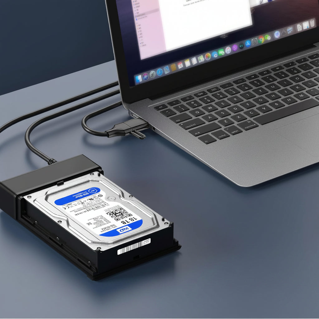 Portable SSD Enclosure | External Hard Drive with USB 3.0 for Fast Backup 1